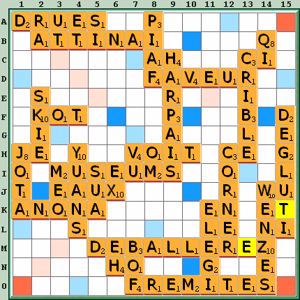 Grille de jeu