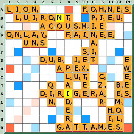 Grille de jeu