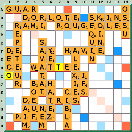 Grille de jeu